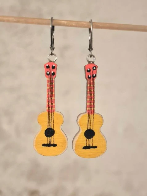 Náušnice ukulele