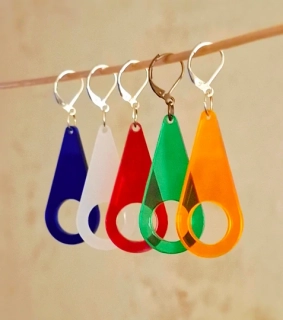 Slzy, lehké visací náušnice