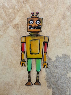 Magnet velký robot