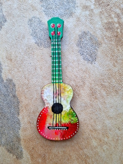 Ukulele, magnetická dekorace
