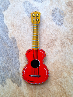 Ukulele, magnetická dekorace