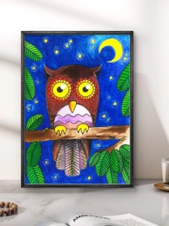 Sova - tištěný obrázek