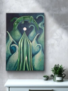 V noci, originální obraz