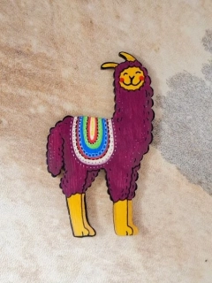 Magnet lama, střední