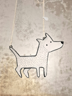 Pejsek - závěsná dekorace